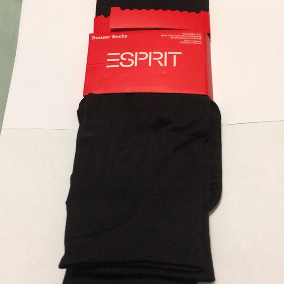 Esprit Accessories - Esprit trouser socks black set 2 size 9-11 NWT Esprit Accessories - Esprit trouser socks black set 2 size 9-11 NWT